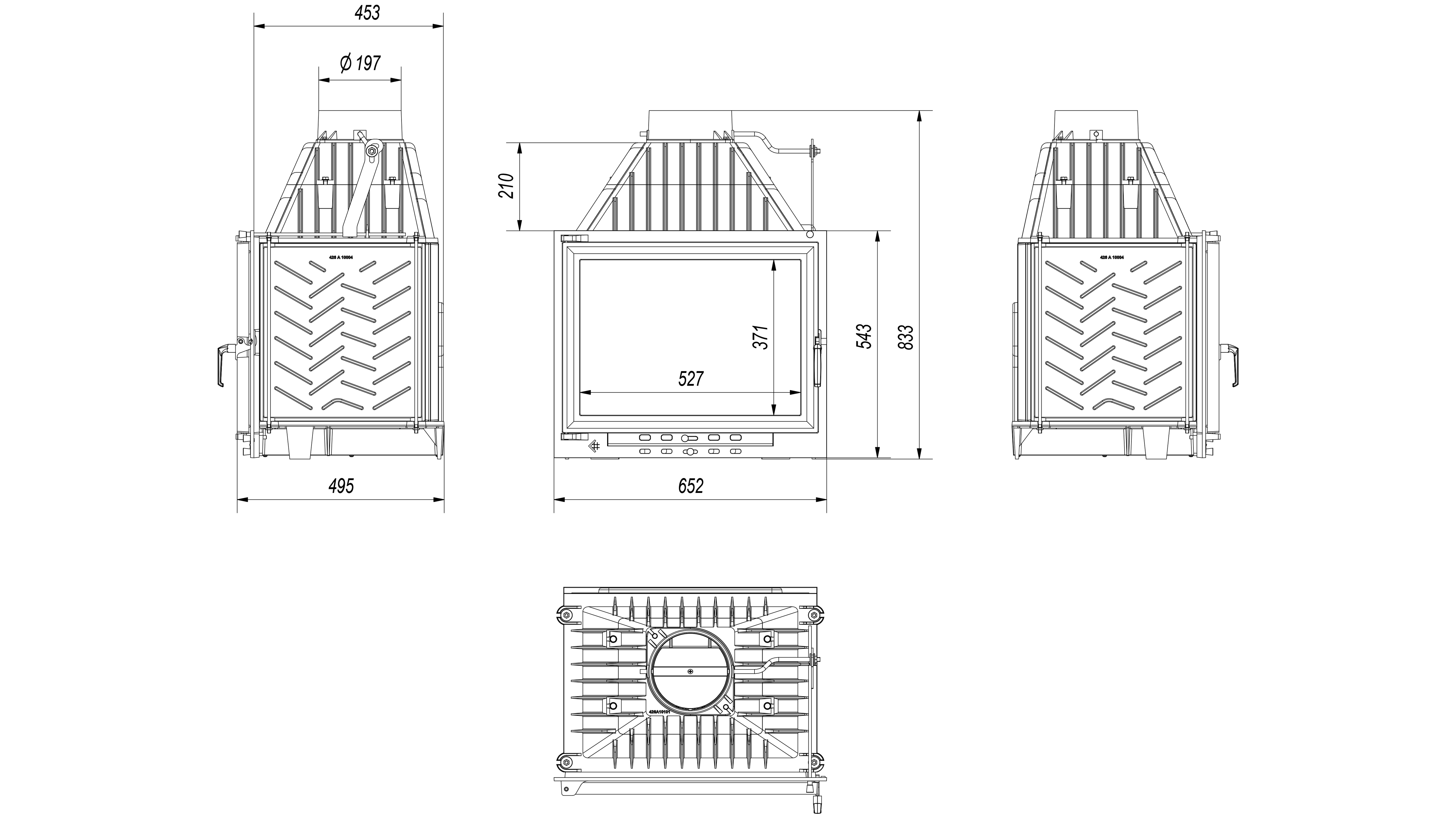 Rysunek techniczny LUCY 14 SLIM lewy BS rysunek techniczny